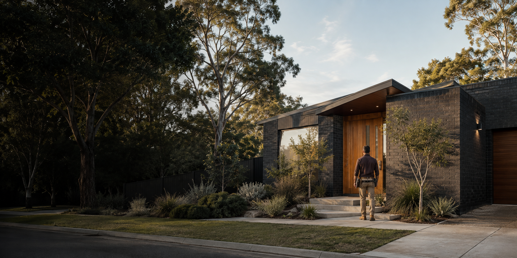 Contemporary Australian home exterior